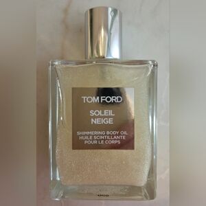 Tom Ford Soleil Neige Shimmering Body Oil - Cream and Silver